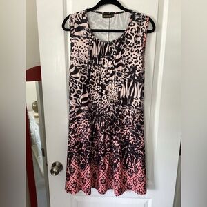 Animal Print Sleeveless Dress size M